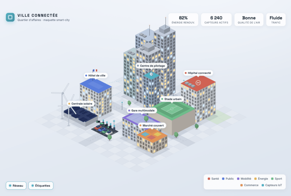 Mockup Ville connectée